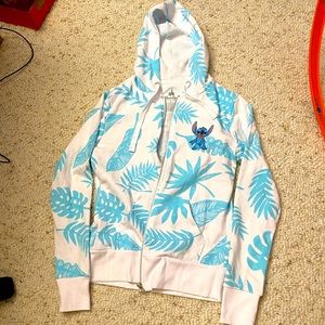 Disney stitch aloha hoodie sweater Size S